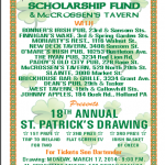 Officer Dan Boyle Scholarship Fund & McCrossens - 18th Annual St Patricks Day Drawing
