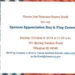 Sponsor Appreciation and Flag Ceremony