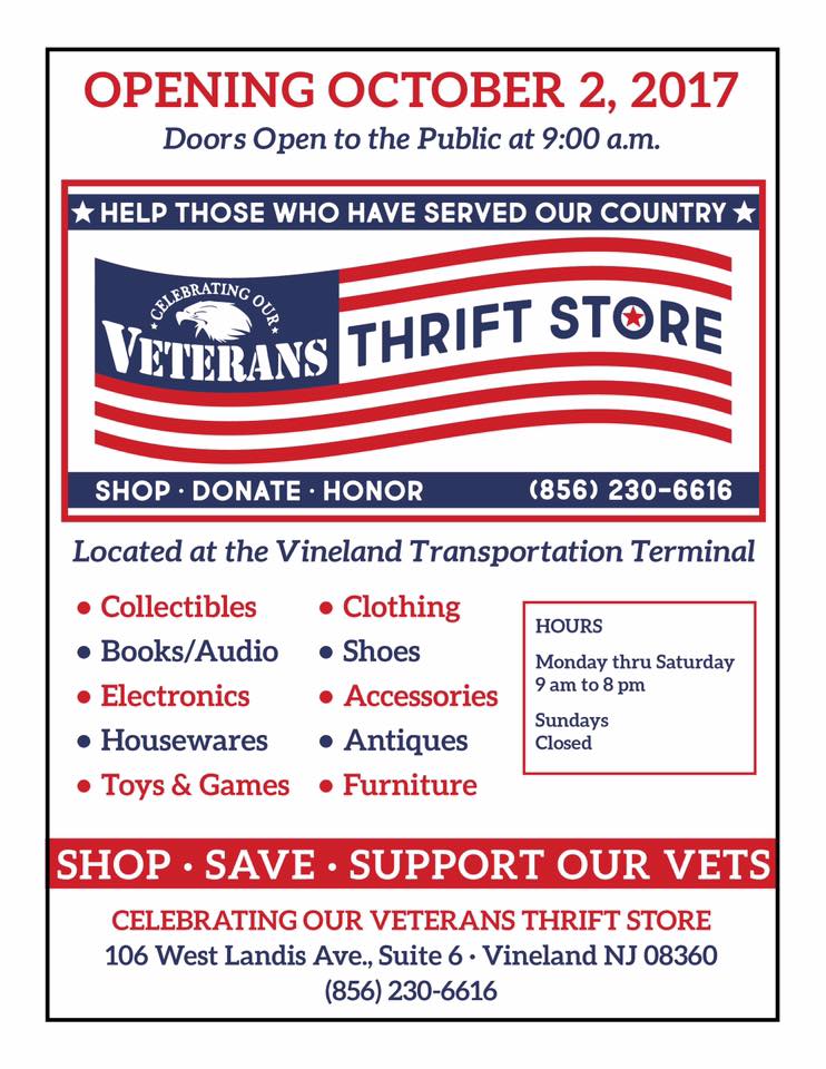 Grand Opening - Celebrating Our Veterans Thrift Shop