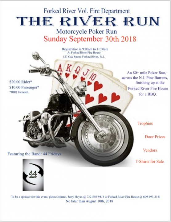 Forked River Vol. Fire Department Motorcycle Poker Run