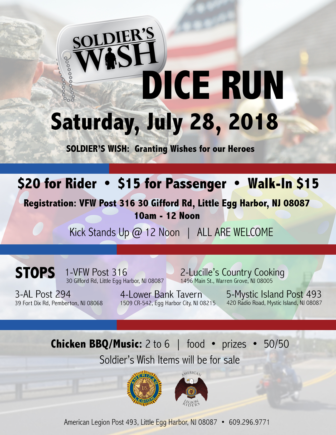 Soldier's Wish Dice Run