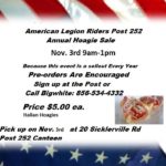 American Legion Riders Post 252 Hoagie Sale