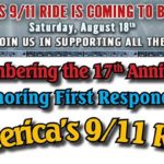 America's 9/11 Ride is Coming to Barb's!