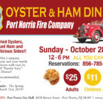 The Port Norris Fire Company Family Style Oyster & Ham Dinner