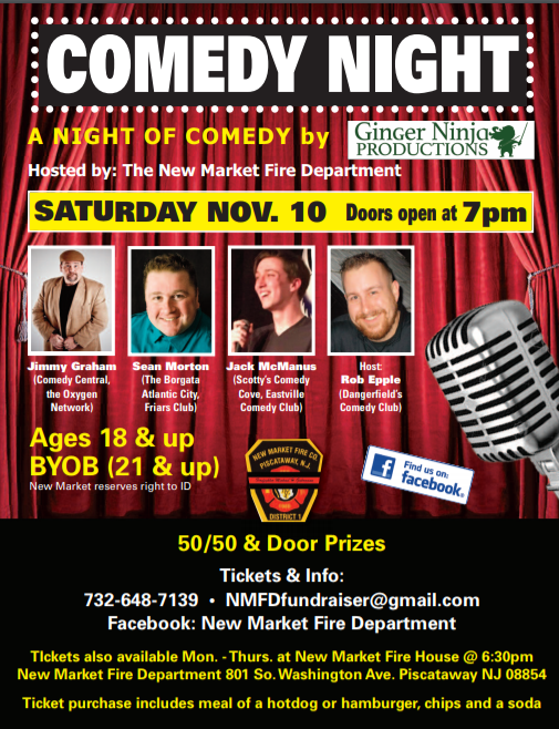 Comedy Night for the New Market Fire Department