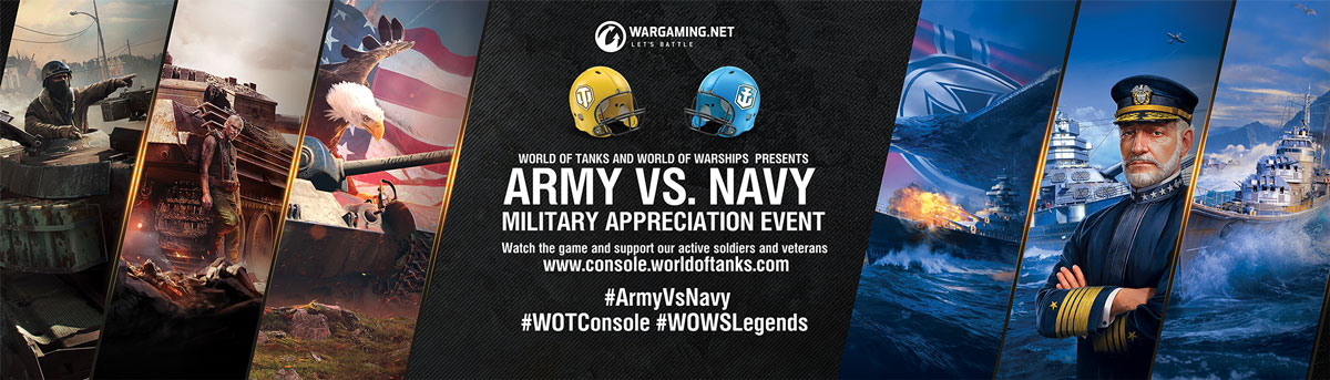 Army Vs. Navy Military Appreciation Event: Presented by World of Tanks and World of Warships