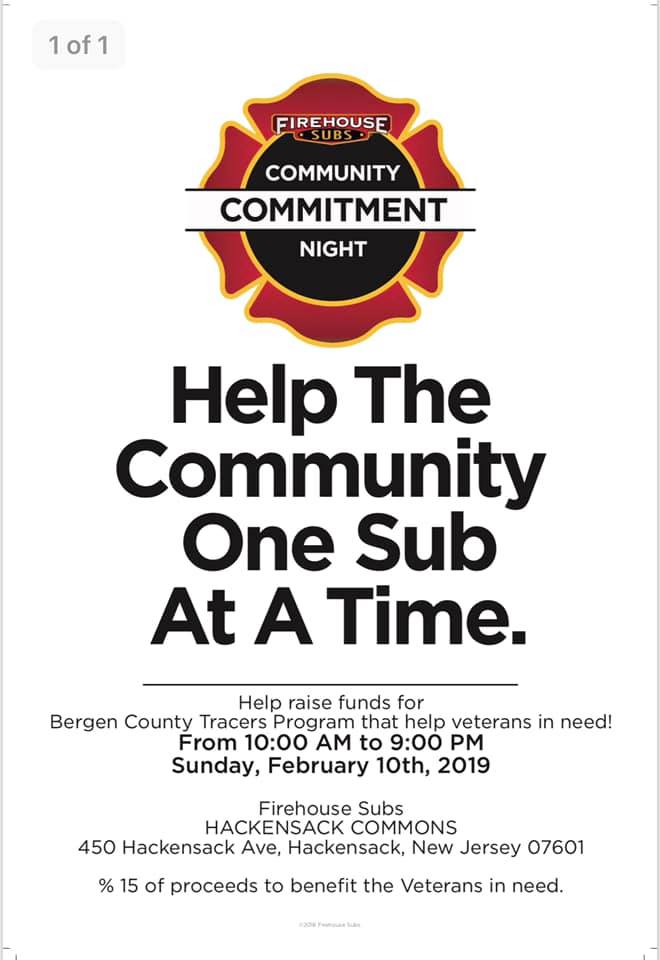 Firehouse Subs Tracers Fundraiser