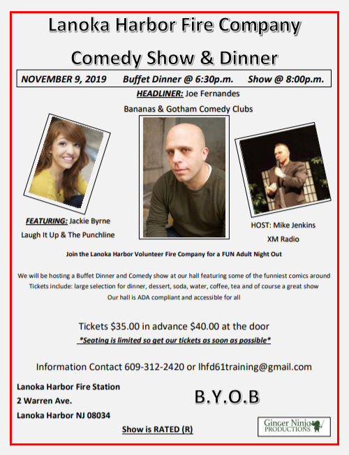 Comedy Night for Lanoka Harbor Fire Company