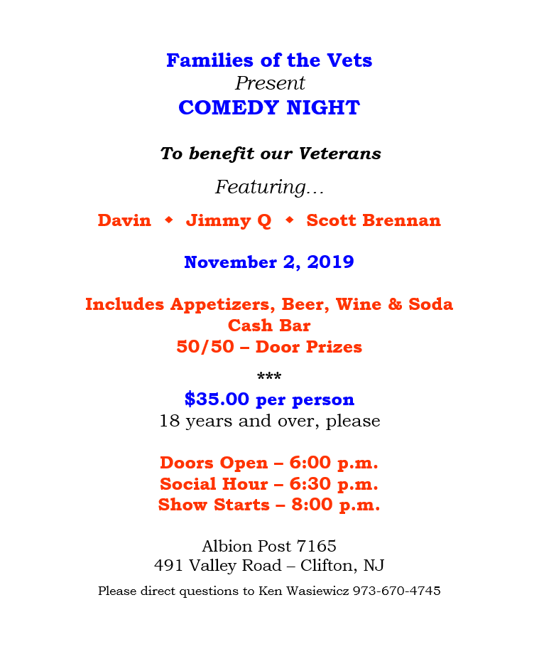 VFW Comedy Night