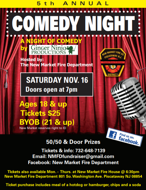 Comedy Night for the New Market Fire Department