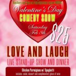 Valentine’s Day Dinner and Comedy Night