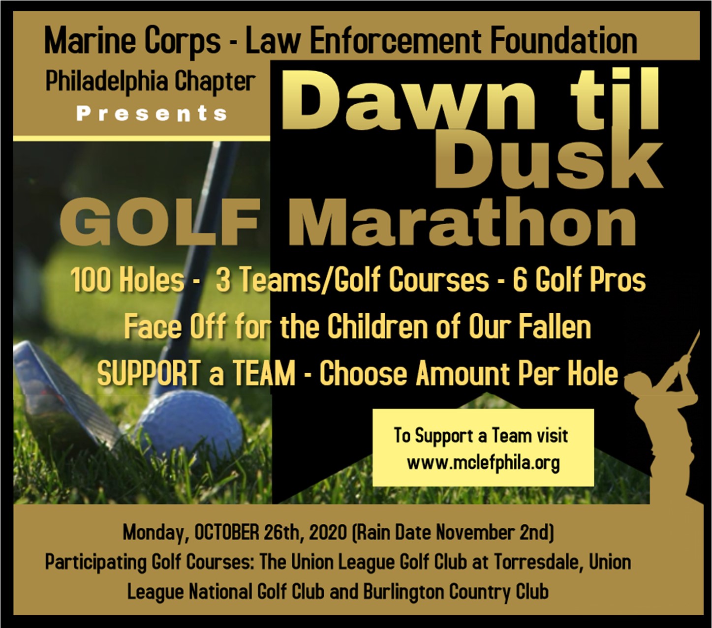 Dawn Til Dusk Golf Marathon - MCLEF Philadelphia