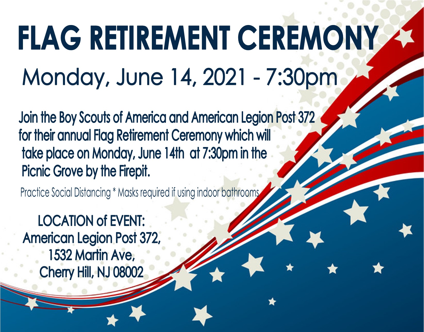 Annual Flag Retirement Ceremony