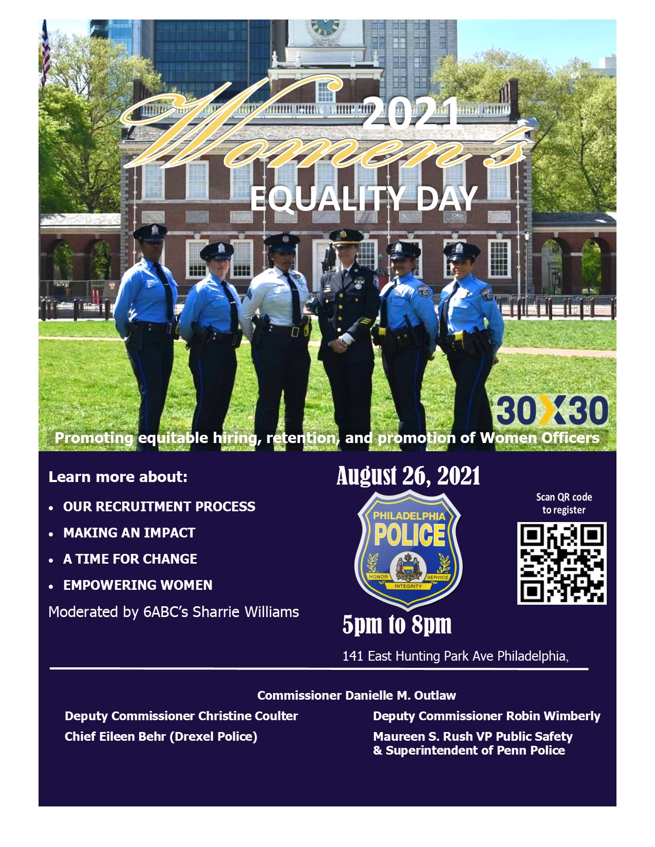 Philadelphia Police - 2021 Women's Equality Day